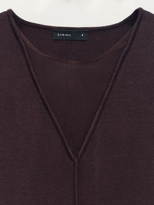 Платье миди с вискозой в составе / Zarina  фото 8