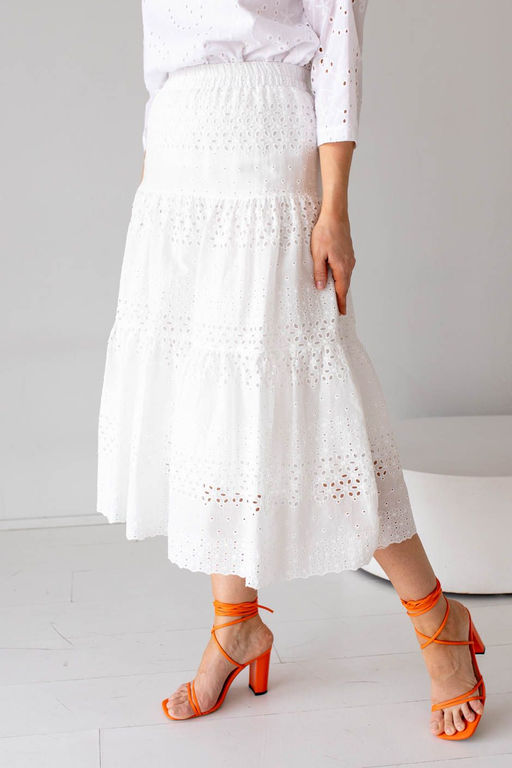 Юбка МЮ-951 белый - Took a look фото 4