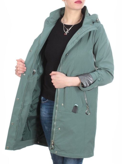 F2089 GREEN Ветровка женская MARIA (65% хлопок, 35% полиэстер) - Fashion фото 9