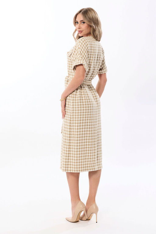 Платье Golden Valley 44106 бежевый  фото 4