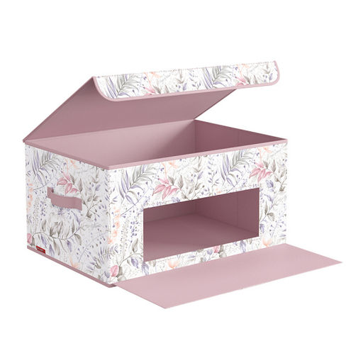 VAL BL-BOX-DDL Короб стеллажный с откидной стенкой, с крышкой, 58*32*28 см, BOTANIC LILAC, шт - Valiant фото 4