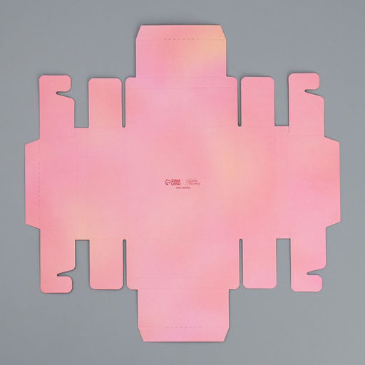 Цена за 5 шт. Коробка для конфет, кондитерская упаковка, 4 ячейки, От всего сердца, 10.5?10.5?3.5 см