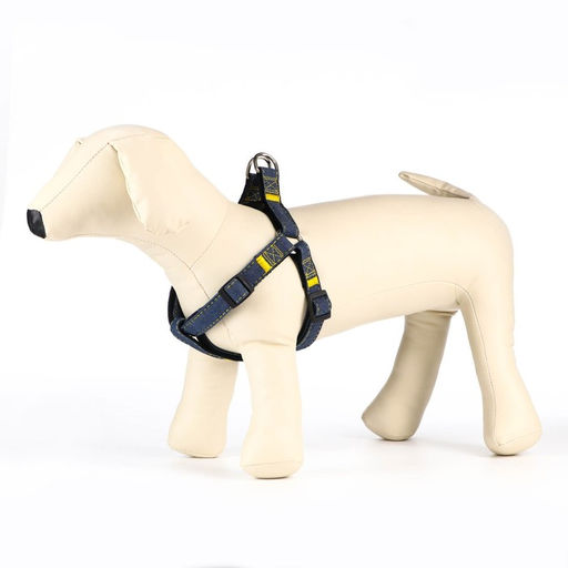 Шлейка Джинс, чёрный подклад, ширина 2 см, ОШ 45-70 см, ОГ 45-70 см - Пижон фото 3