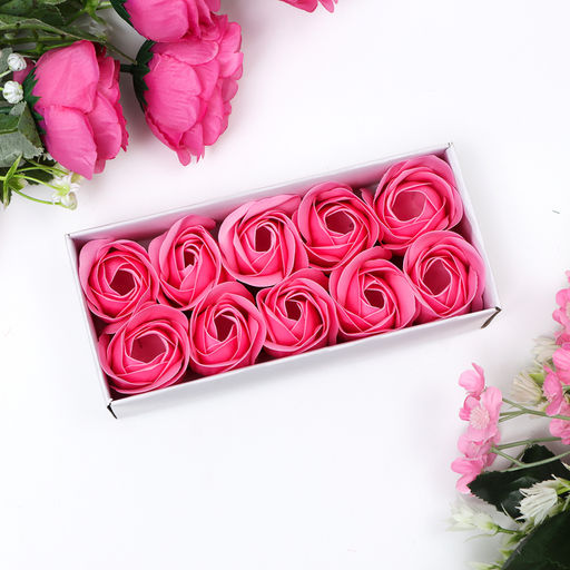 Мыльные розы, розовые, набор 10 шт. - SB BEAUTY фото 9