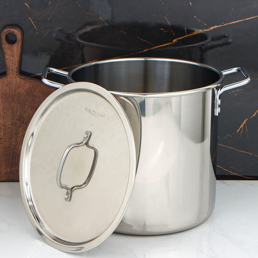 Кастрюля Катунь «Общепит», 17 л, d=30 см, нержавеющая сталь