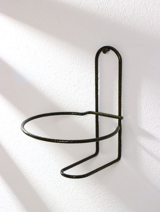 Подвес для кашпо Одиночка, d=16 см, настенный, золотистый