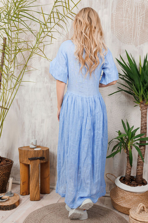 Платье AMORI 9633 небесный  фото 2