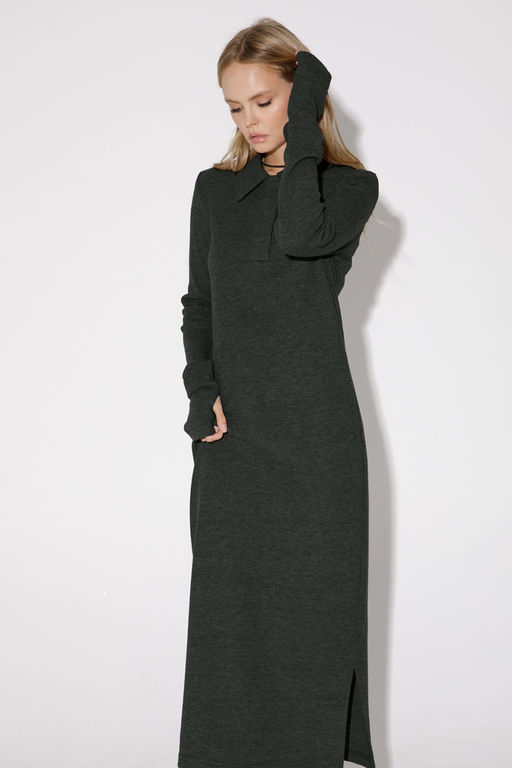 Платье Pirs 4944 хаки  фото 4