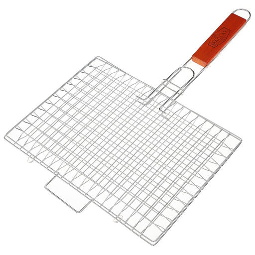 Решётка-гриль Maclay Premium, универсальная, хромированная, 50x30 см, рабочая поверхность 30x22 см  фото 4
