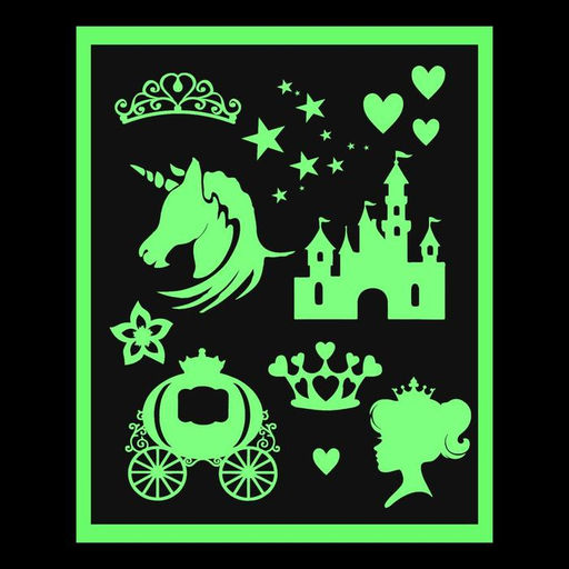 Активити-книжка с рисунками светом Принцессы, ручка с фонариком и невидимыми чернилами