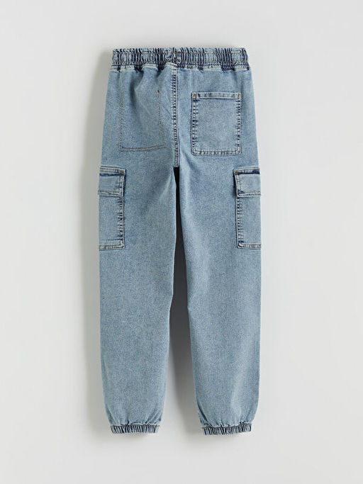 Erkek ?ocuk Kargo Jean Pantolon