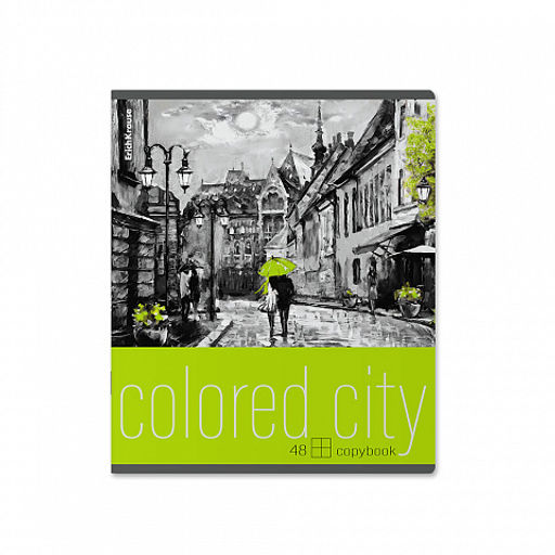Цена за 5 шт. Тетрадь общая ученическая ErichKrause Colored City, 48 листов, клетка_MIX-PACK  фото 5