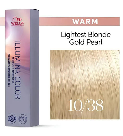 Illumina Color 10/38 Яркий блонд золотисто-жемчужный, Wella Professionals