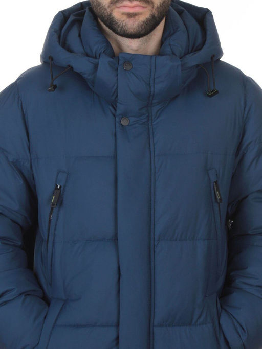 D6599 BLUE Куртка мужская зимняя (200 гр. холлофайбер)
