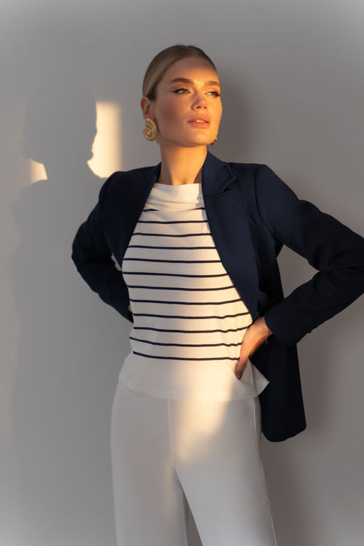 Жакет URS 24-343-1 синий