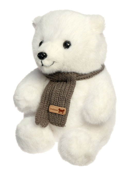 Мягкая игрушка «Собака», в шарфике белый, 25 см