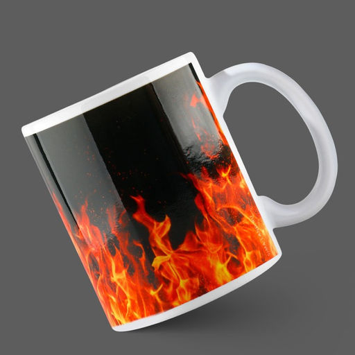 Кружка керамическая с сублимацией Дорого внимание «Огонь мужик» Андрей, 320 мл