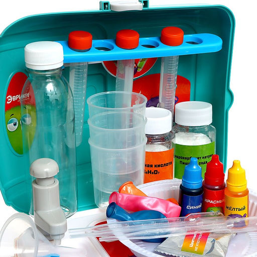 Набор для опытов Моя первая лаборатория. Новый год, стол 3 в 1, 60 опытов - Эврики фото 5