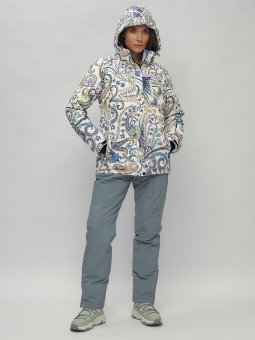 Горнолыжный костюм женский синего цвета 02202S - Chunmai фото 6