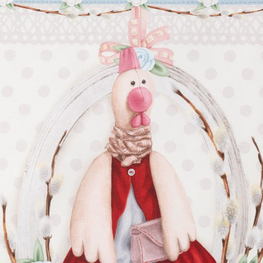 Полотенце Пасхальные Тильды 40х73 см, 100% хлопок, саржа 190 гр/м2 - Этель фото 4