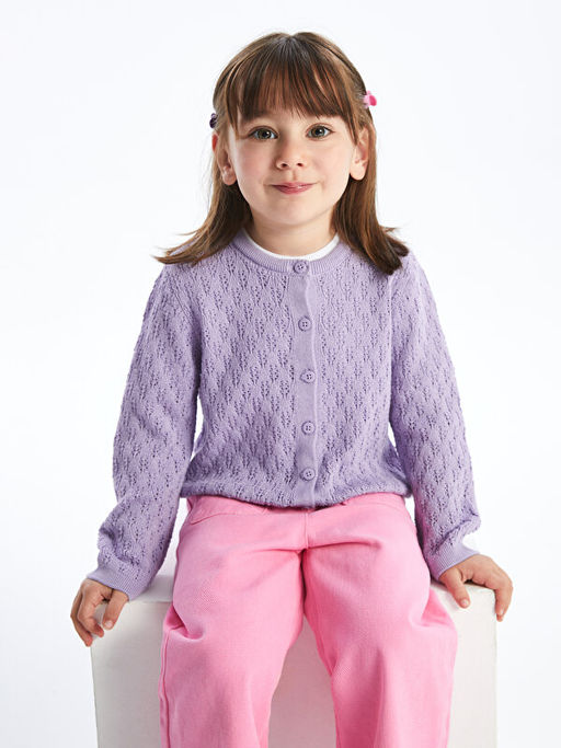 Bisiklet Yaka K?z Bebek Triko H?rka