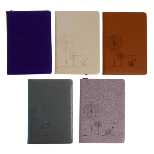 Ежедневник недатированный А5, 148 листов в линейку, обложка ПВХ, МИКС - Calligrata фото 12