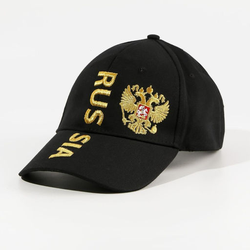 Кепка Russia, рр 56см, чёрная - Overhat фото 5