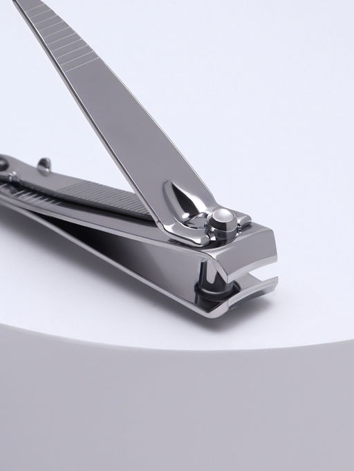 Цена за 12 шт. Кусачки книпсер маникюрные, с пилкой, с цепочкой, 5.5 см