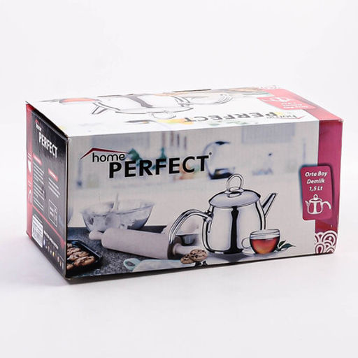 800-306 Чайник металлический 1,5л Home Perfect нерж/ст (х6) - Mayer&boch фото 6