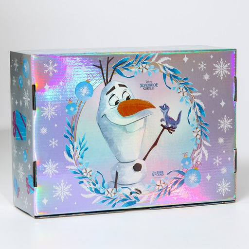Коробка подарочная складная Happy New year Холодное сердце 31х22х9,5 см - Disney фото 3