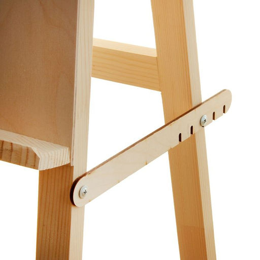 Мольберт тип «Хлопушка», 100×50×55 см, планшет 50×50 см, малый, неокрашенное дерево, Calligrata