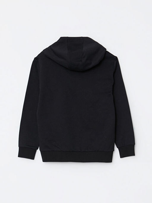 Kap??onlu Basic Uzun Kollu Erkek ?ocuk Sweatshirt - Waikiki фото 2