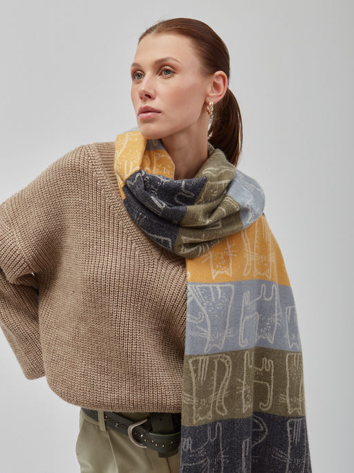 Палантин женский RH9-1556-4 - Tantino фото 6