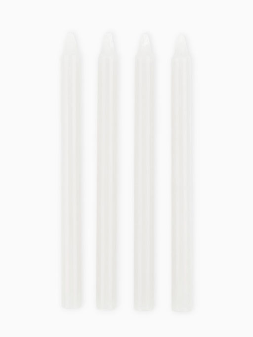 Набор свечей новогодних «Верь в чудеса», 4 шт., белые, 15×1×1 см