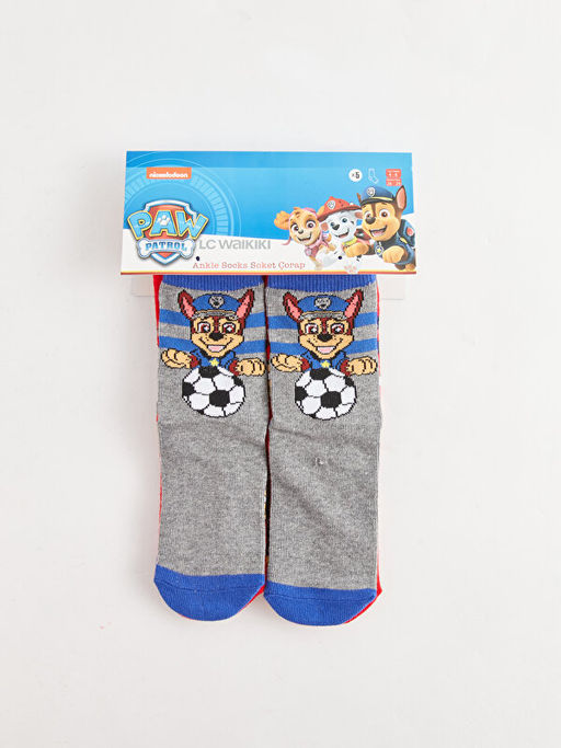Paw Patrol Desenli Erkek ?ocuk Soket ?orap 5li - Waikiki фото 3