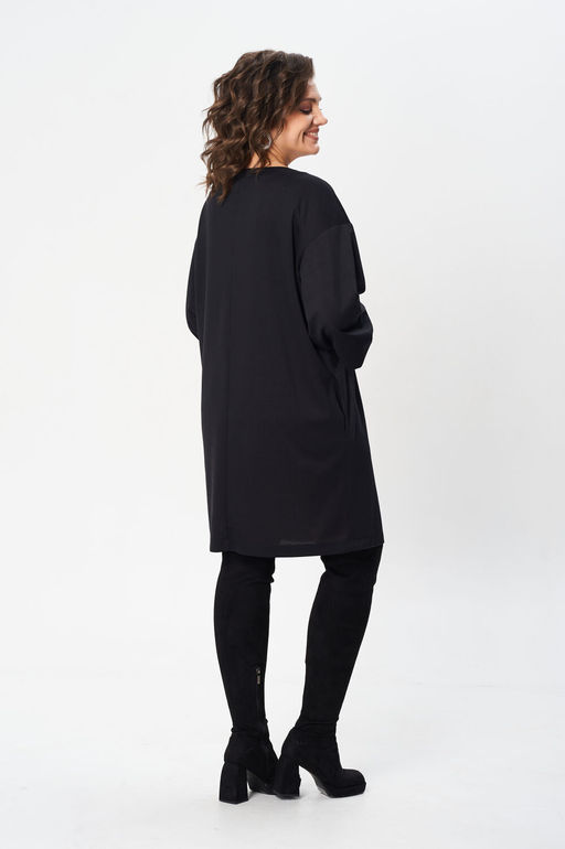 Платье Gizart 5356/1-Р Черный+маки