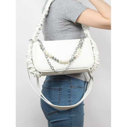 Сумка женская искусственная кожа XHD-12731, 1отд, плеч/ремень, белый SALE 260550 - Adelia фото 5