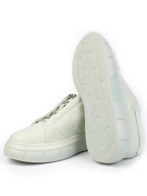 05-PDL256-3 LT. GREEN Кроссовки женские (натуральная кожа) - Фабричный китай фото 14