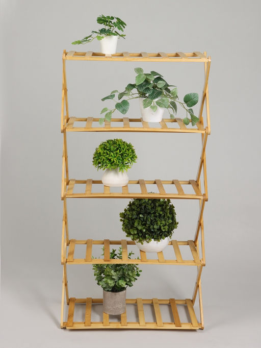 Стеллаж универсальный, 5 полок, 50×25×89 см, напольный, открытый, Greengo