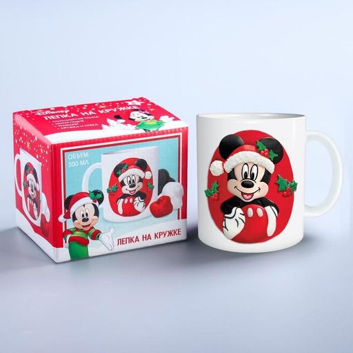 Набор для декора кружки полимерной глиной Новый год!, Микки Маус - Disney фото 5
