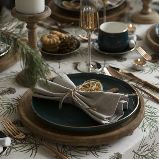 Скатерть новогодняя Этель Christmas tree 147?220 3 см, 100% хлопок, саржа 190 г/м?