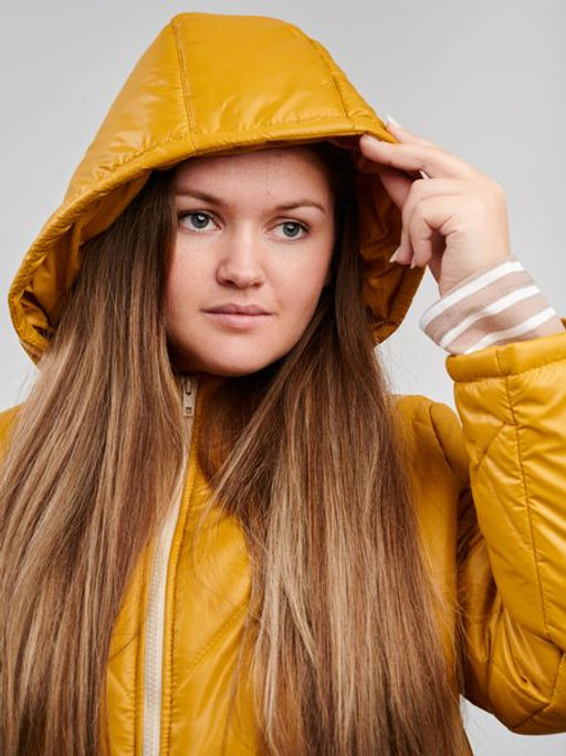 Полупальто Руди горчичный - Yollochka фото 10