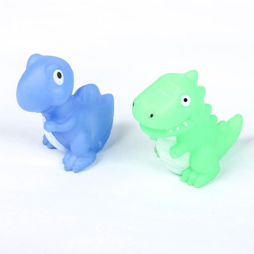 Игрушки - пищалки для купания в ванне «Динозаврики», набор 2 шт., МИКС