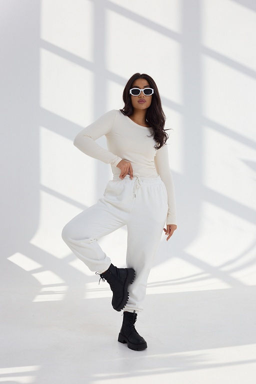 Лонгслив женский Сливки - Амавес-текстиль фото 3