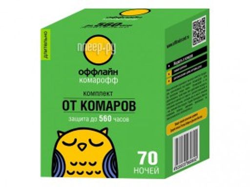 КОМАРОФФ ДЛИТЕЛЬНО комплект 70 ночей
