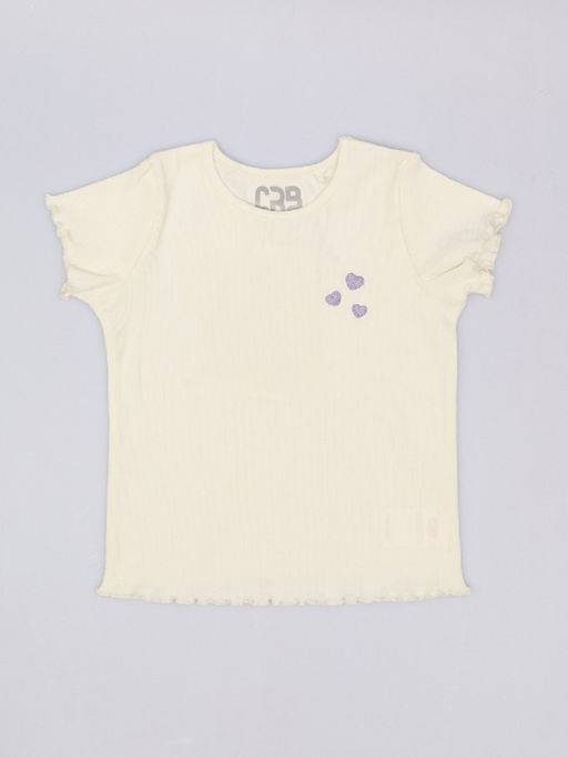 CRB wear / CSBG 64032-21-434 Футболка для девочки,экрю/Ex.Cherubino