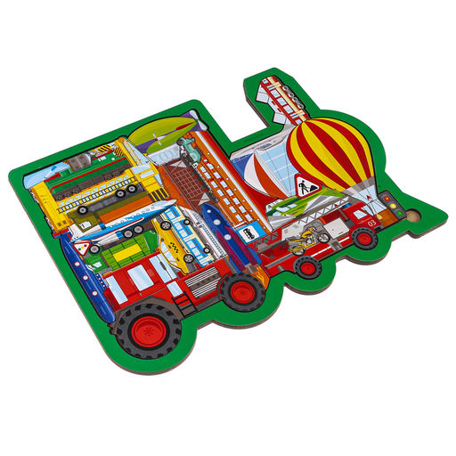 Рамка - вкладыш Лесная мастерская «Все виды транспорта», 26 деталей