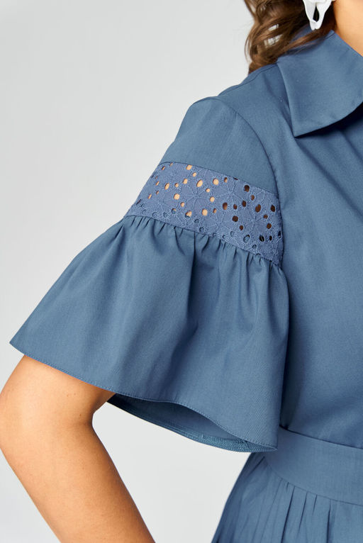 Платье EVA GRANT 7181М джинс