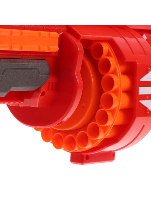 Бластер Огненный, стреляет мягкими пулями, работает на батарейках - Simaland фото 5