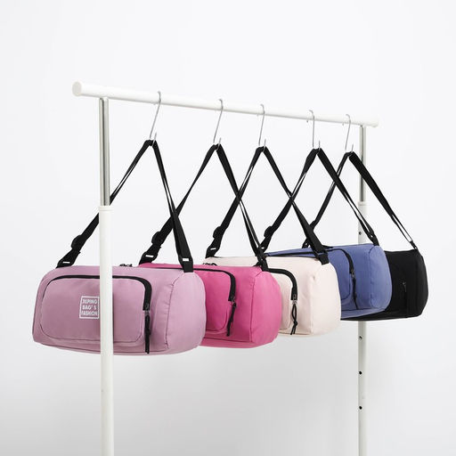 Сумка молодёжная на молнии, 35×13×15 см, чёрная